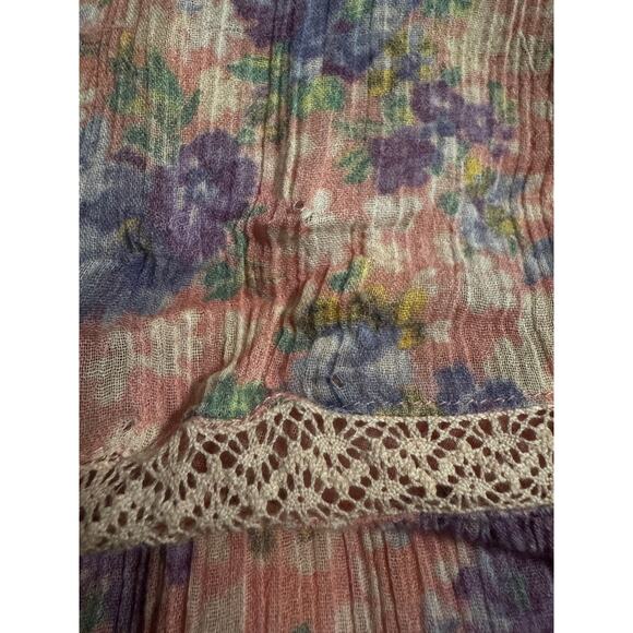 LoveShackFancy Dress India Pink Garden Size Small Cottagecore Coquette Regency - Picture 6 of 8